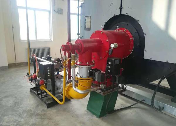 10噸蒸汽爐煤氣改天然氣施工現(xiàn)場(chǎng)