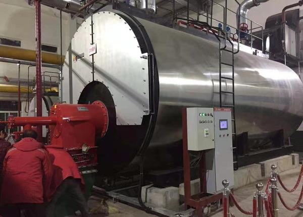 20噸蒸汽爐燃燒機(jī)改造施工現(xiàn)場(chǎng)